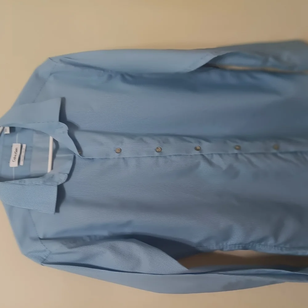Calvin Klein Men's Blue Dress Shirt